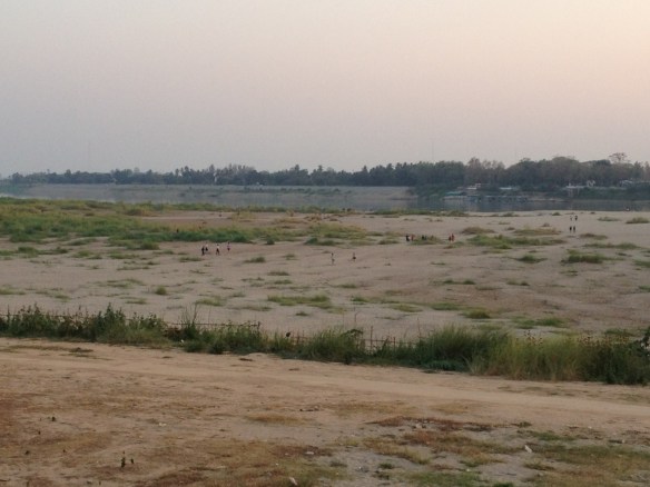 Low water on the Mekong River